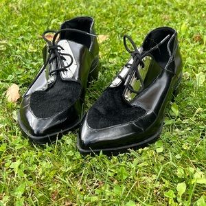 Charles&Keith size 37.5 worn but pretty good condition, actually not that worn